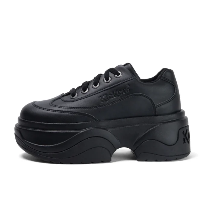 Μποτάκια Kade Lo για ενήλικες, Unisex, από εναλλακτικό δέρμα, μαύρα Μποτάκια Kade Lo για ενήλικες, Unisex, από εναλλακτικό δέρμα, μαύρα
