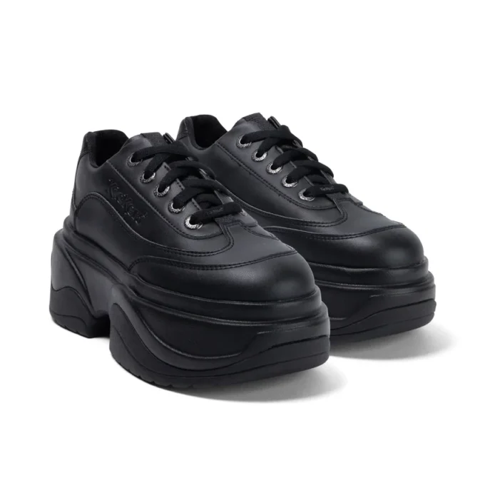 Μποτάκια Kade Lo για ενήλικες, Unisex, από εναλλακτικό δέρμα, μαύρα Μποτάκια Kade Lo για ενήλικες, Unisex, από εναλλακτικό δέρμα, μαύρα
