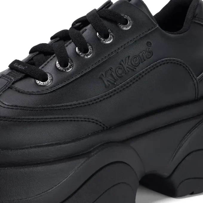 Μποτάκια Kade Lo για ενήλικες, Unisex, από εναλλακτικό δέρμα, μαύρα Μποτάκια Kade Lo για ενήλικες, Unisex, από εναλλακτικό δέρμα, μαύρα