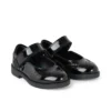 Μποτάκια Lachly Mj Brogue για κοριτσάκια, από λουστρίνι, μαύρα