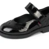 Μποτάκια Lachly Mj Brogue για κοριτσάκια, από λουστρίνι, μαύρα