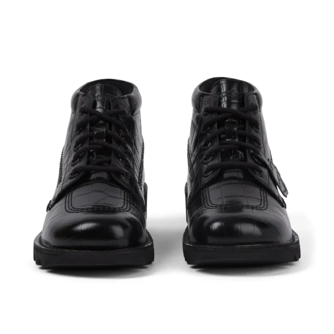 Μπότες Kick Hi Croc από δέρμα για ενήλικες, Unisex, Μαύρο Μπότες Kick Hi Croc από δέρμα για ενήλικες, Unisex, Μαύρο