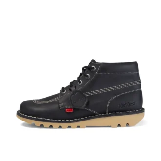 Μπότες Kick Hi για ενήλικες, μαύρες/λευκές