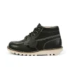 Μπότες Kick Hi για ενήλικες Unisex από δέρμα με υφή Mains Σκούρο Πράσινο Μπότες Kick Hi για ενήλικες Unisex από δέρμα με υφή Mains Σκούρο Πράσινο