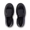 Νεανικά γυναικεία δερμάτινα loafers Kenzi Μαύρα