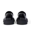 Νεανικά γυναικεία δερμάτινα loafers Kenzi Μαύρα