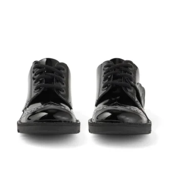 Νεανικά γυναικεία Kick Lo Brogue από λουστρίνι Μαύρα