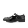 Νεανικά γυναικεία παπούτσια Lachly Brogue T Bar από λουστρίνι, μαύρα