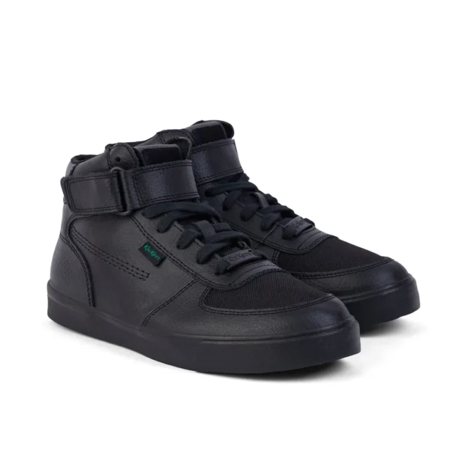 Νεανικά Unisex Tovni Hi Mix Mesh Leather Μαύρα