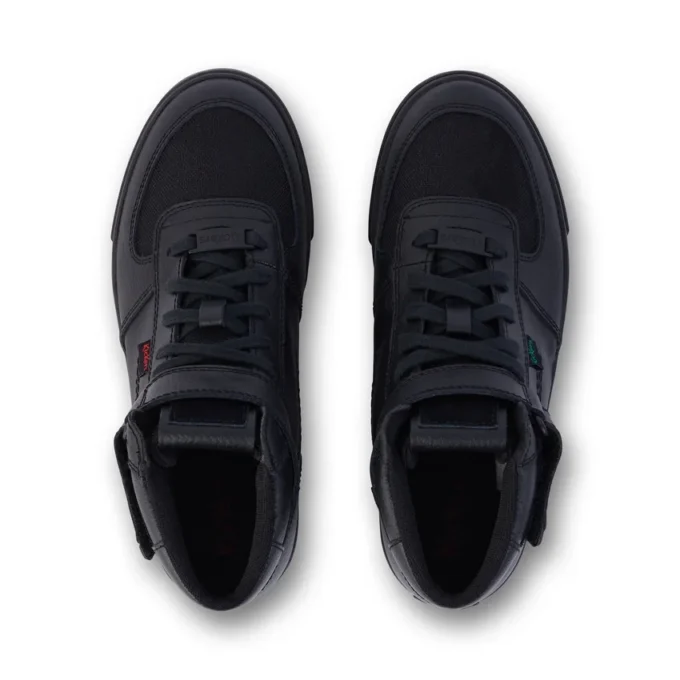 Νεανικά Unisex Tovni Hi Mix Mesh Leather Μαύρα