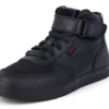 Νεανικά Unisex Tovni Hi Mix Mesh Leather Μαύρα