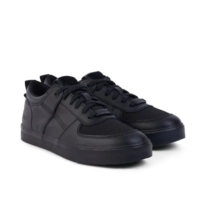 Νεανικά Unisex Tovni Lo Mix Mesh Leather Μαύρα