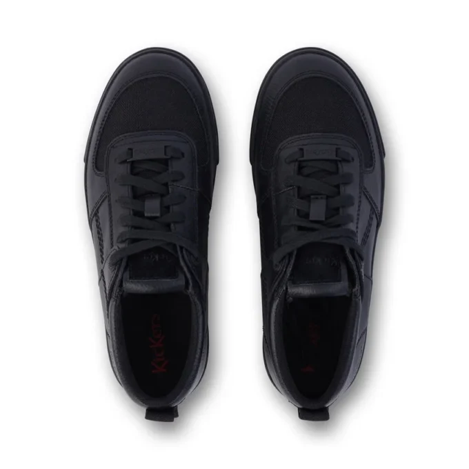 Νεανικά Unisex Tovni Lo Mix Mesh Leather Μαύρα