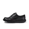 Παιδικά αγόρια Kick Lo Scuff Leather Μαύρο