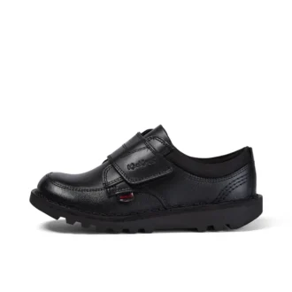 Παιδικά αγόρια Kick Lo Scuff Leather Μαύρο