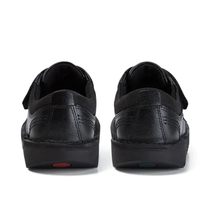 Παιδικά αγόρια Kick Lo Scuff Leather Μαύρο