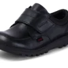 Παιδικά αγόρια Kick Lo Scuff Leather Μαύρο
