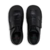 Παιδικά αγόρια Kick Mid Scuff δέρμα μαύρο