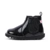 Παιδικά κοριτσίστικα Kick Chelsea Galactic Leather Μαύρα
