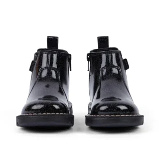 Παιδικά κοριτσίστικα Kick Chelsea Galactic Leather Μαύρα