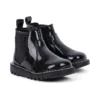 Παιδικά κοριτσίστικα Kick Chelsea Galactic Leather Μαύρα