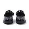 Παιδικά κοριτσίστικα Lachly MJ Brogue από λουστρίνι, μαύρα
