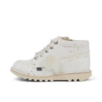Παιδικά μπότες Kick Hi Glitter Unisex Λευκό