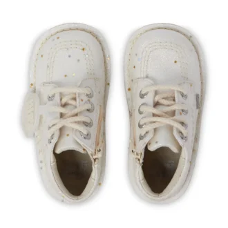 Παιδικά μπότες Kick Hi Glitter Unisex Λευκό