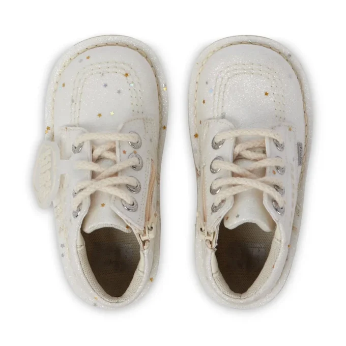 Παιδικά μπότες Kick Hi Glitter Unisex Λευκό Παιδικά μπότες Kick Hi Glitter Unisex Λευκό