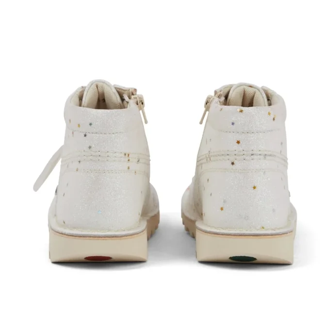 Παιδικά μπότες Kick Hi Glitter Unisex Λευκό