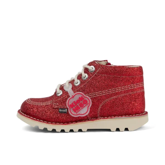 Παιδικά παπούτσια Kick Hi Glitter Unisex Κόκκινα Παιδικά παπούτσια Kick Hi Glitter Unisex Κόκκινα