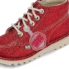 Παιδικά παπούτσια Kick Hi Glitter Unisex Κόκκινα Παιδικά παπούτσια Kick Hi Glitter Unisex Κόκκινα