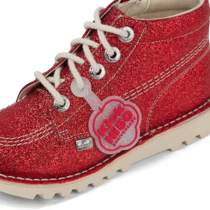 Παιδικά παπούτσια Kick Hi Glitter Unisex Κόκκινα Παιδικά παπούτσια Kick Hi Glitter Unisex Κόκκινα