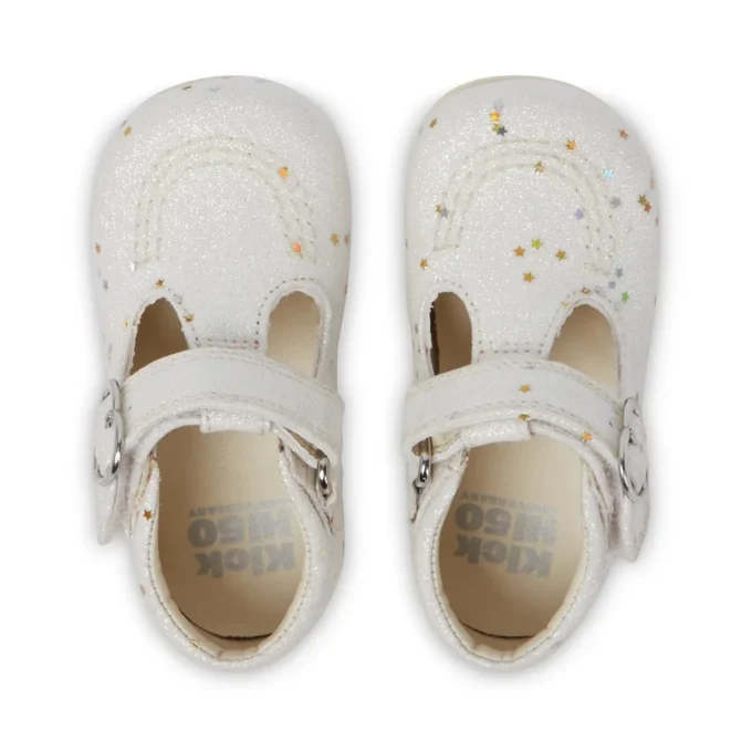 Παιδικά παπούτσια Kick T Glitter Unisex Λευκά Παιδικά παπούτσια Kick T Glitter Unisex Λευκά