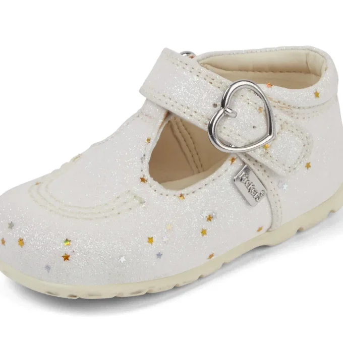 Παιδικά παπούτσια Kick T Glitter Unisex Λευκά Παιδικά παπούτσια Kick T Glitter Unisex Λευκά
