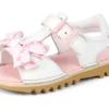 Παιδικά σανδάλια Kick Sandal για κορίτσια, δερμάτινα, λευκά Παιδικά σανδάλια Kick Sandal για κορίτσια, δερμάτινα, λευκά