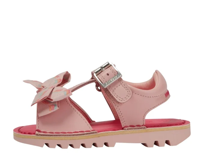 Παιδικά σανδάλια Kick Sandal για κορίτσια, δερμάτινα, ροζ Παιδικά σανδάλια Kick Sandal για κορίτσια, δερμάτινα, ροζ