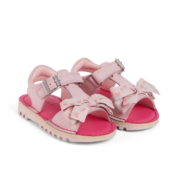 Παιδικά σανδάλια Kick Sandal για κορίτσια, δερμάτινα, ροζ Παιδικά σανδάλια Kick Sandal για κορίτσια, δερμάτινα, ροζ