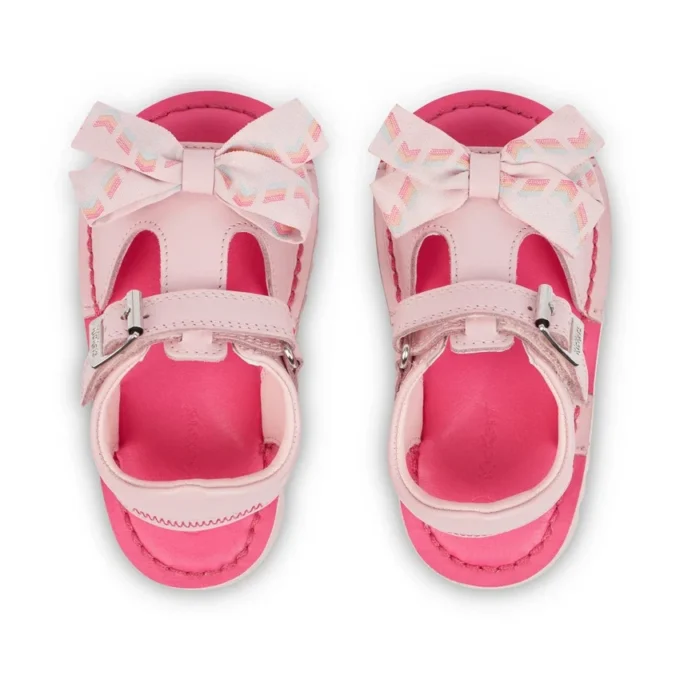 Παιδικά σανδάλια Kick Sandal για κορίτσια, δερμάτινα, ροζ Παιδικά σανδάλια Kick Sandal για κορίτσια, δερμάτινα, ροζ