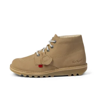 Παιδικά Unisex Kick Hi Δερμάτινα Αμμώδη