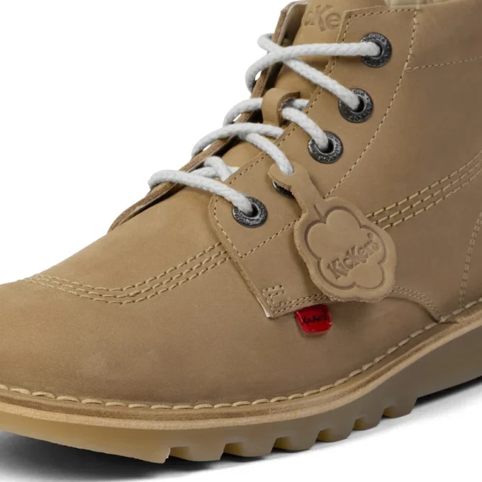 Παιδικά Unisex Kick Hi Δερμάτινα Αμμώδη Παιδικά Unisex Kick Hi Δερμάτινα Αμμώδη