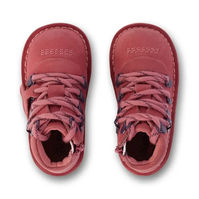 Παιδικά Unisex Kick Hi Explore Δερμάτινα Ροζ