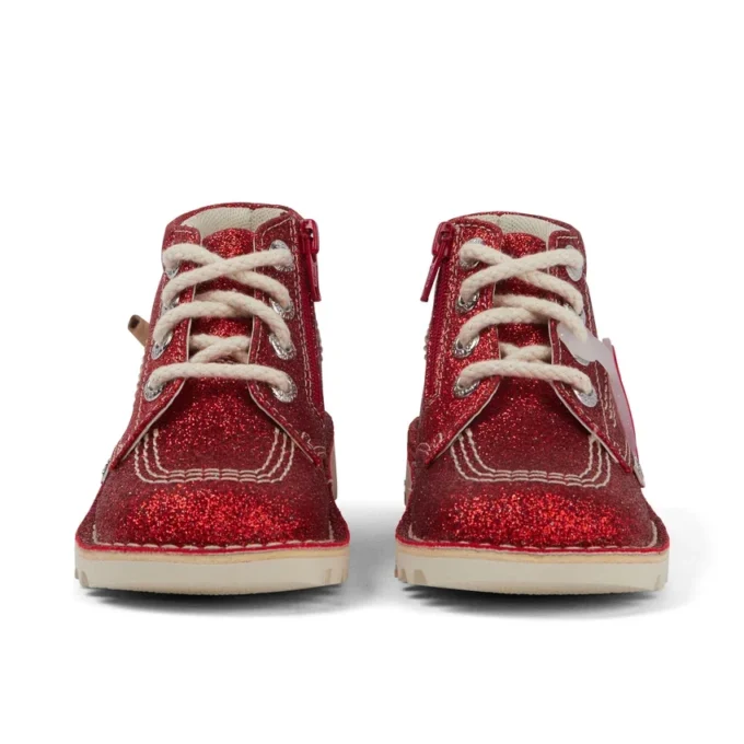 Παιδικά Unisex Kick Hi Glitter Boots Κόκκινα Παιδικά Unisex Kick Hi Glitter Boots Κόκκινα
