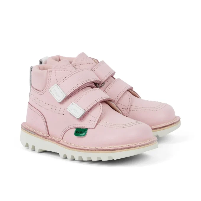 Παιδικά Unisex Kick Hi Roll δερμάτινα ανοιχτό ροζ