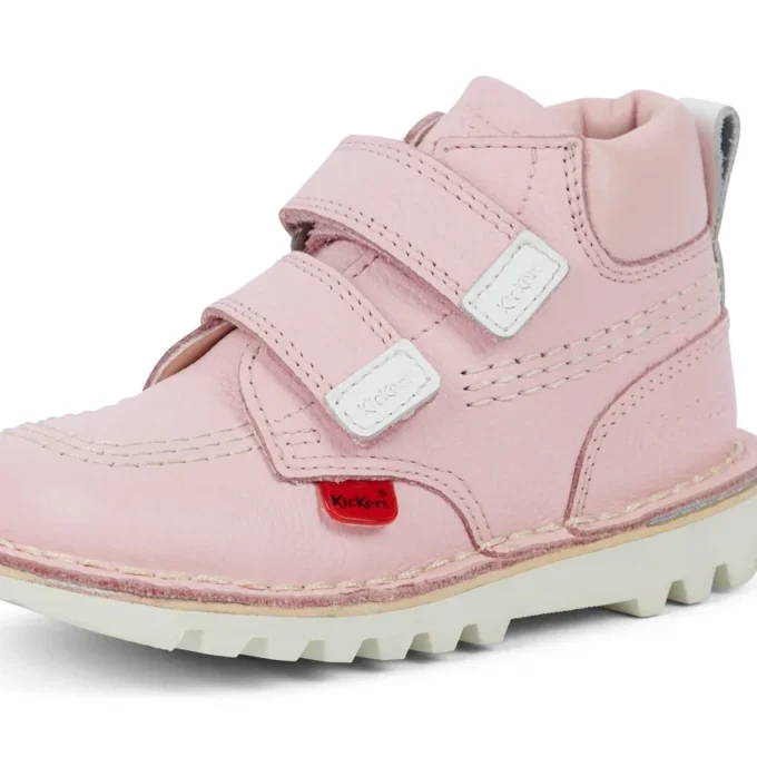 Παιδικά Unisex Kick Hi Roll δερμάτινα ανοιχτό ροζ