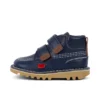 Παιδικά Unisex Kick Hi Roll Δερμάτινα Μπλε