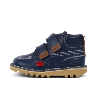 Παιδικά Unisex Kick Hi Roll Δερμάτινα Μπλε