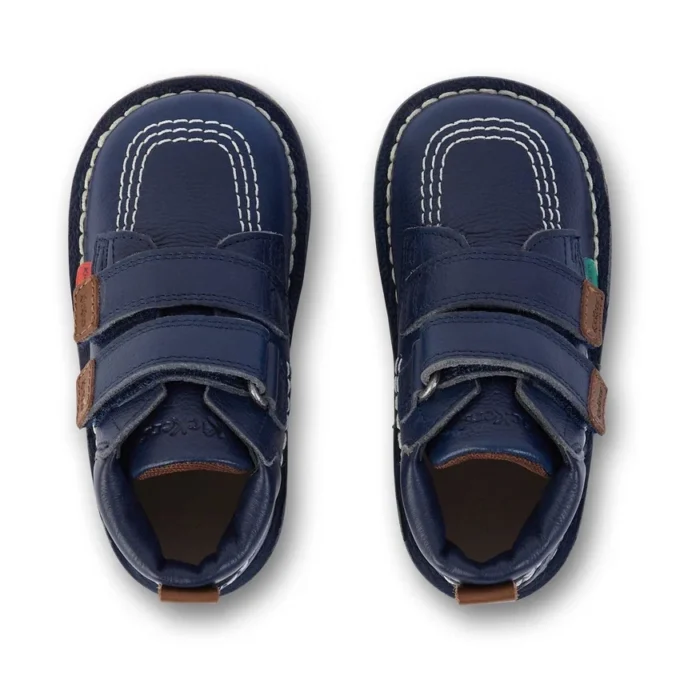 Παιδικά Unisex Kick Hi Roll Δερμάτινα Μπλε