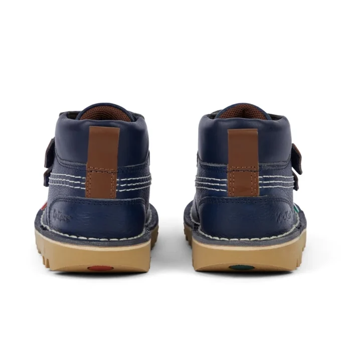Παιδικά Unisex Kick Hi Roll Δερμάτινα Μπλε