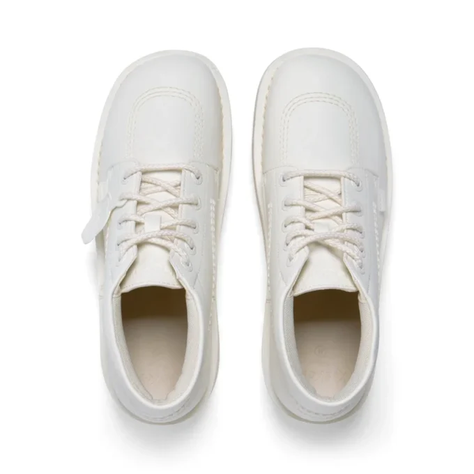 Παιδικά Unisex Kick Hi Stack από εναλλακτικό δέρμα Λευκό Παιδικά Unisex Kick Hi Stack από εναλλακτικό δέρμα Λευκό